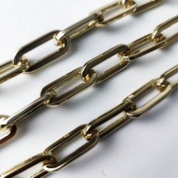 Цепь декоративна СВІТЛЕ ЗОЛОТО 26х11 мм